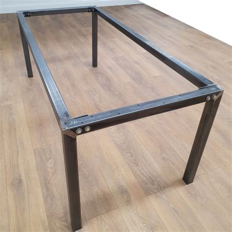 box steel table legs|industrial metal table frame factory.